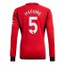 Manchester United Harry Maguire #5 Replika Hemma matchkläder 2023-24 Långa ärmar